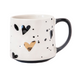 Luxury Ceramic Bone China Coffee Mug with Gold Heart Design 500ml Assorted Designs Mugs FabFinds Black