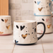 Luxury Ceramic Bone China Coffee Mug with Gold Heart Design 500ml Assorted Designs Mugs FabFinds