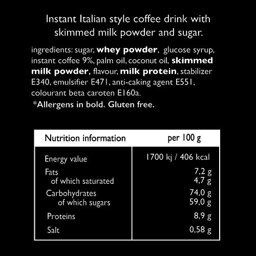 Lyons Premium Instant Amaretto Cappuccino x 12 Sachets 15g - 10 Pack Tesco Tesco