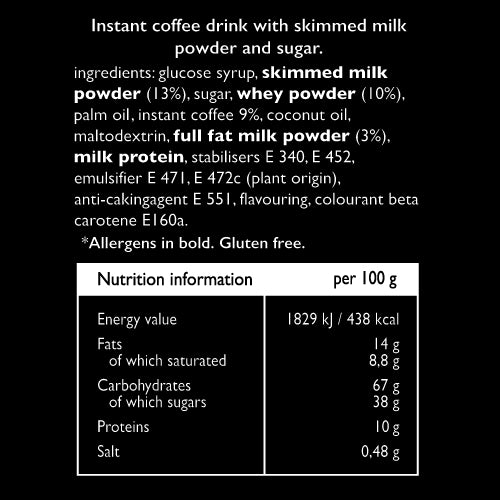 Lyons Premium Flat White Instant Coffee x 12 Sachets - 10 Pack Tesco Tesco