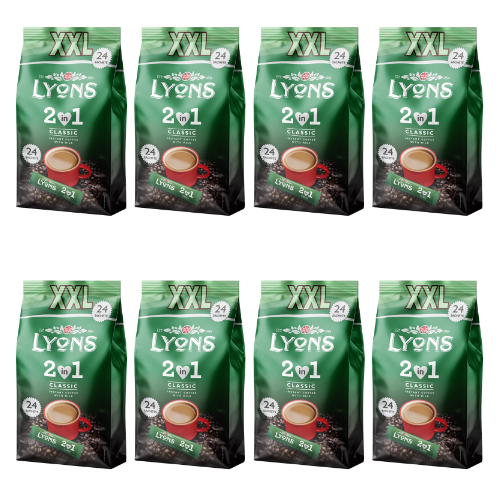 Lyons 2 in 1 Instant Coffee - 8 Pack Tesco Tesco