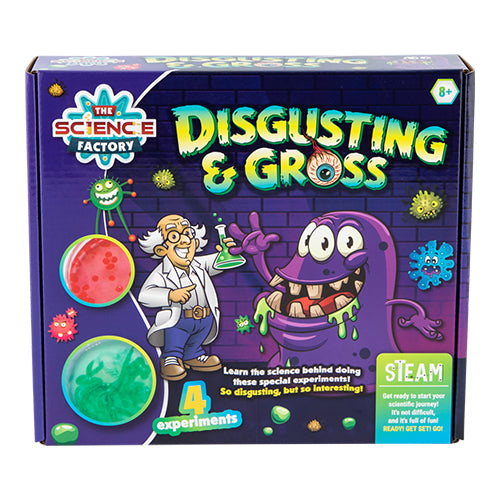 The Science Factory Disgusting & Gross Experiments 4 Pack Games & Puzzles The Science Factory   