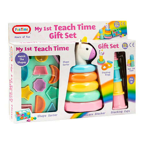 My First Teach Time Unicorn Gift Set Toys Fun Time   