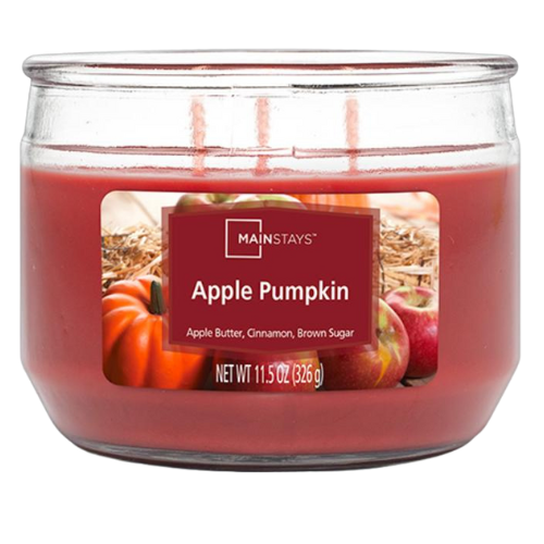 Mainstays Apple Pumpkin Scented Candle 11.5oz (326g) Candles Mainstays