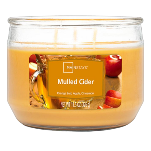 Mainstays Mulled Cider Scented Candle 11.5oz (326g) Candles Mainstays
