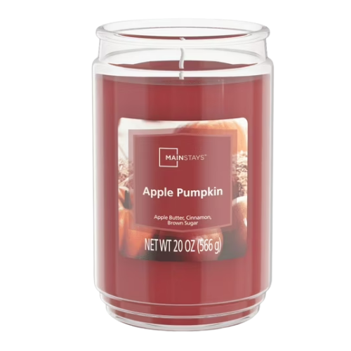 Mainstays Apple Pumpkin Scented Candle 20oz (566g) Candles Mainstays