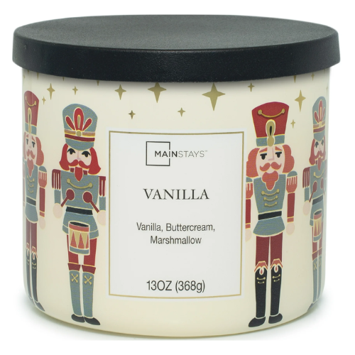Mainstays Scented 3 Wick Jar Candle Buttercream Marshmallow 13oz Candles Mainstays
