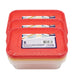 Elite 650cc Micro Container & Coloured Lids 5pk Food Containers Elite Pack of 3