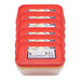 Elite 650cc Micro Container & Coloured Lids 5pk Food Containers Elite Pack of 6