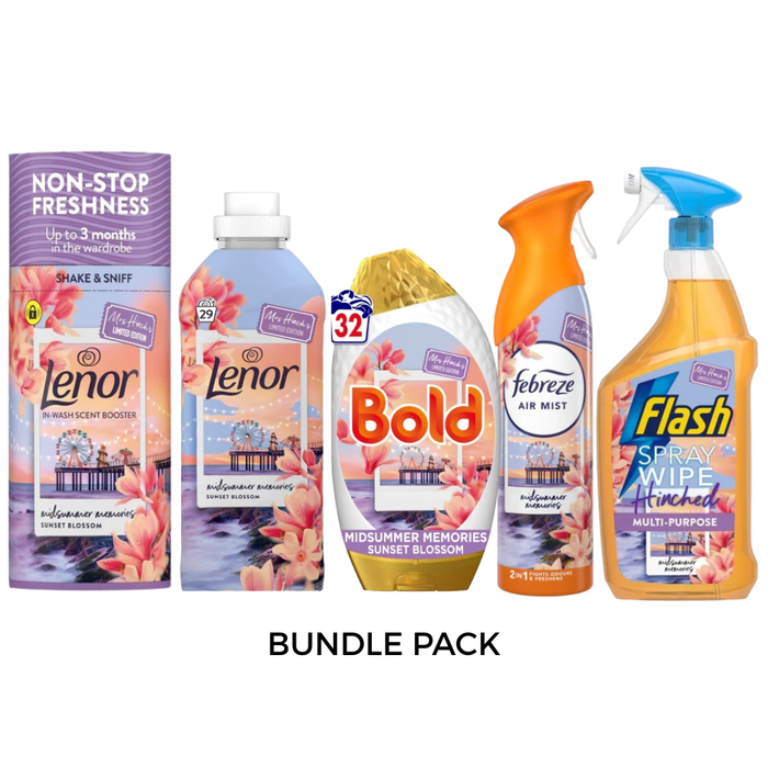 Mrs Hinch Midsummer Memories Home cleaning Bundle 5 piece