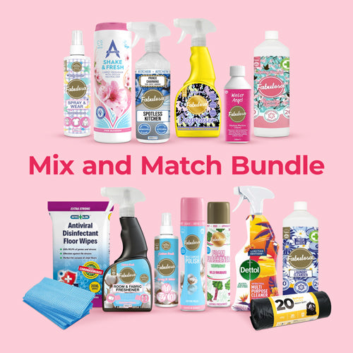 15 for £20 Mix and Match Household Cleaning Bundle Cleaning Bundles FabFinds