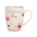 Thank You Mum Floral Hugga Mug Mugs FabFinds