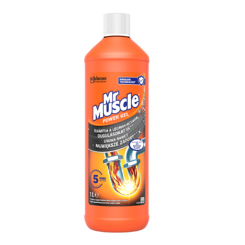 Mr Muscle Drain Gel & Plug Hole Unblocker 1L Drain & Sink Unblockers Mr Muscle