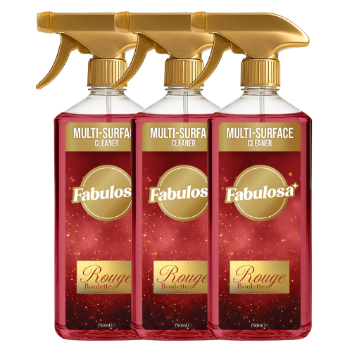 Fabulosa Multipurpose Cleaner Rouge Roulette Trigger Spray 750ml Assorted Packs Multi purpose Cleaners Fabulosa Pack of 3