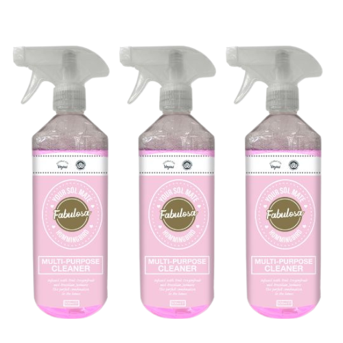 Fabulosa Your Sol Mate Hummingbird Multipurpose Spray 500ml Assorted Packs Fabulosa Multi-Purpose Cleaner Fabulosa Pack of 3