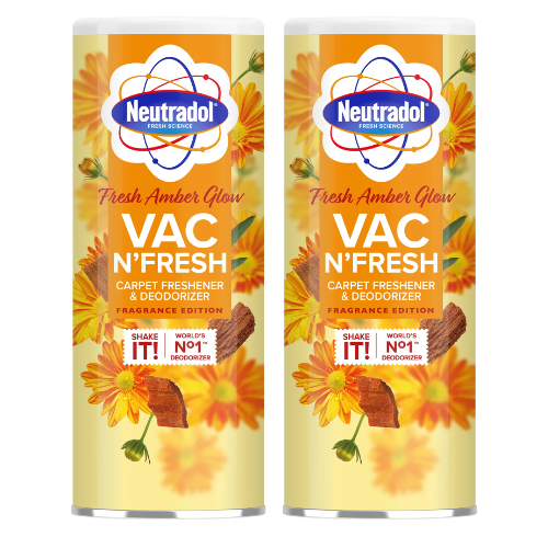 Neutradol Carpet Freshener Amber Flow Fragrance 350g Assorted Packs Floor & Carpet Cleaners Neutradol Pack of 2