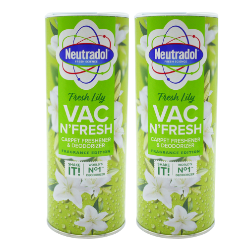 Neutradol Carpet Freshener Lily Fragrance 350g Assorted Packs Floor & Carpet Cleaners Neutradol Pack of 2