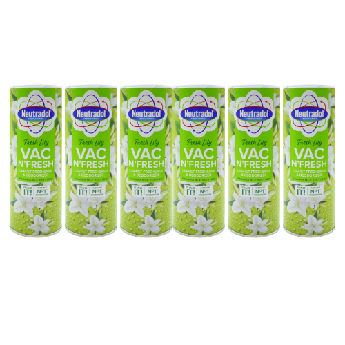 Neutradol Carpet Freshener Lily Fragrance 350g Assorted Packs Floor & Carpet Cleaners Neutradol Pack of 6