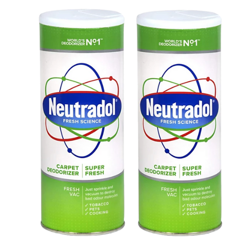Neutradol Super Fresh Carpet Freshener Deodoriser Powder 350g Assorted Packs Floor & Carpet Cleaners Neutradol Pack of 2