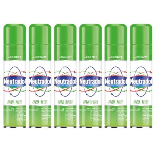Neutradol Super Fresh Room Spray Air Freshener 300ml Assorted Packs
