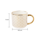 Elegant Bone China Gold Handle Mug 490ml Assorted Designs Mugs FabFinds