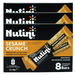 Nutini Sesame Crunch 8 Bars 160g Biscuits & Cereal Bars Nutini Pack of 3