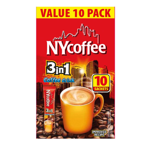 NY Coffee 3 In 1 Pack Of 10 140g Coffee NY Coffee