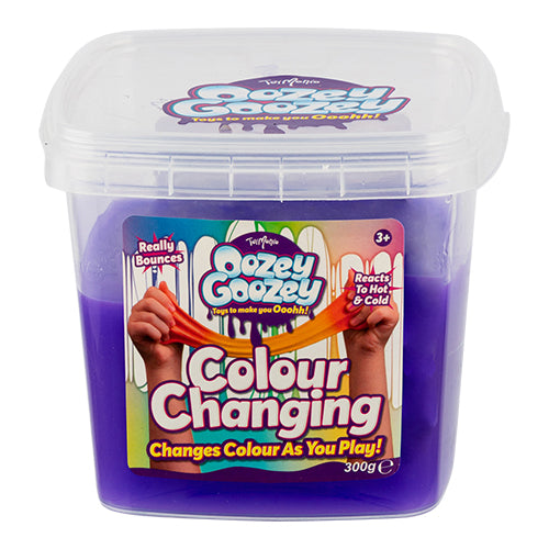 Toymania Oozey Goozey Colour Changing Slime 300g Assorted Colours Toys Toy Mania Purple  