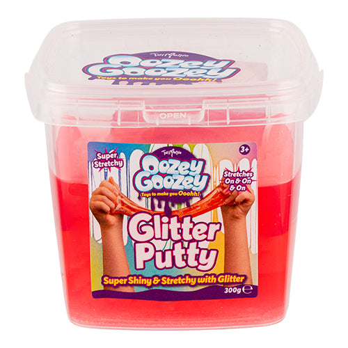 Toymania Oozey Goozey Slime Tubs 300g Assorted Styles Toys Toy Mania Glitter Putty  