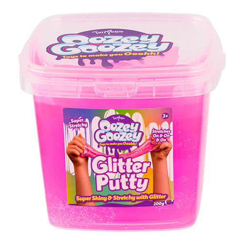 Toymania Oozey Goozey Slime Tubs 200g Assorted Styles Toys Toy Mania Glitter Putty  