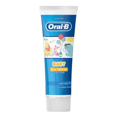 Oral-B 0-2 Years Sugar Free Baby Toothpaste Gentle Flavor 75ml Toothpaste Oral-B   