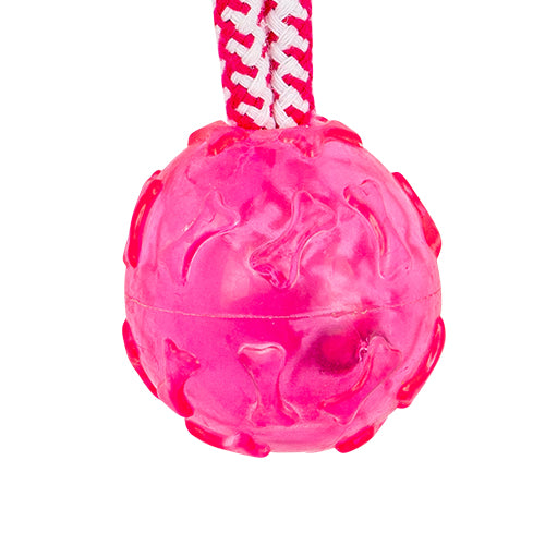 Pet Touch Pink Rope and Ball Dog Toy Dog Toy Pet Touch   
