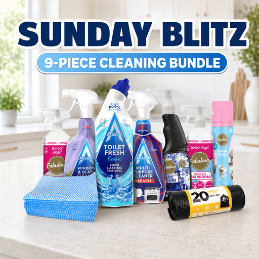 Sunday Blitz Household Cleaning Bundle 9 Piece Cleaning Bundles FabFinds