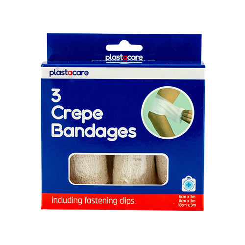 Plastacare Crepe Bandages 3 Pack Health & Wellness plastacare   
