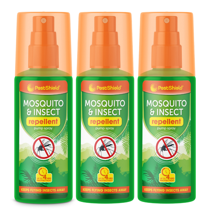 Mosquito & Insect Repellent Pump Spray Assorted Packs Skin Care PestShield Pack of 3