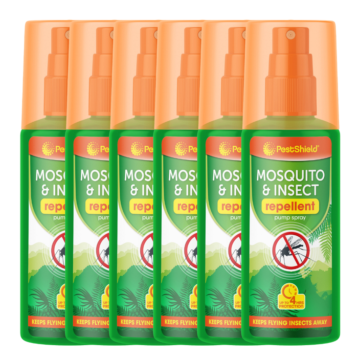 Mosquito & Insect Repellent Pump Spray Assorted Packs Skin Care PestShield Pack of 6
