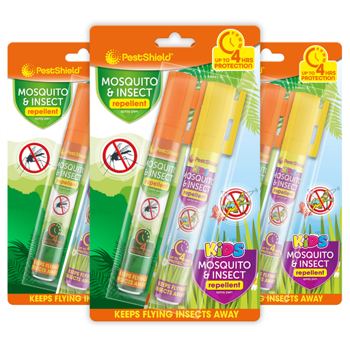 Mosquito & Insect Repellent Spray Pens Assorted Packs Skin Care PestShield Pack of 3