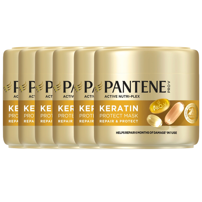 Pantene Hair Mask Repair & Protect 300ml Assorted Pack Hair Masks, Oils & Treatments Pantene 6 Pack
