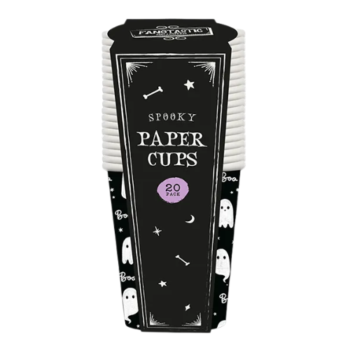 Halloween Printed Paper Cups Ghost Design Halloween Accessories FabFinds