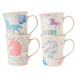 Bone China Pastel Unicorn Mug 350ml Assorted Designs Mugs FabFinds