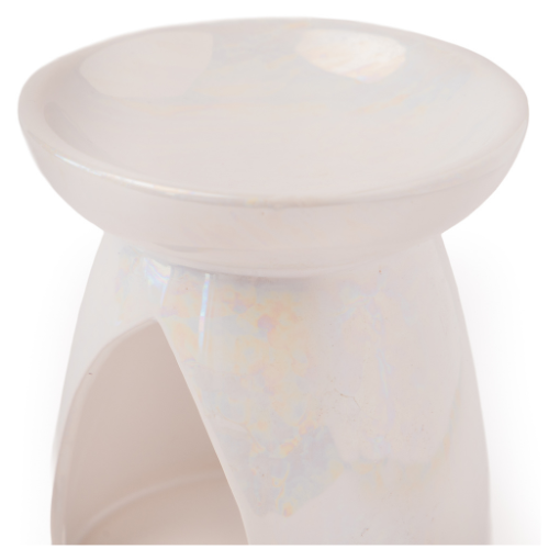 Deluxe Teardrop Pearlised Oil and Wax Melt Burner 14cm Assorted Colours Wax Melts & Oil Burners FabFinds