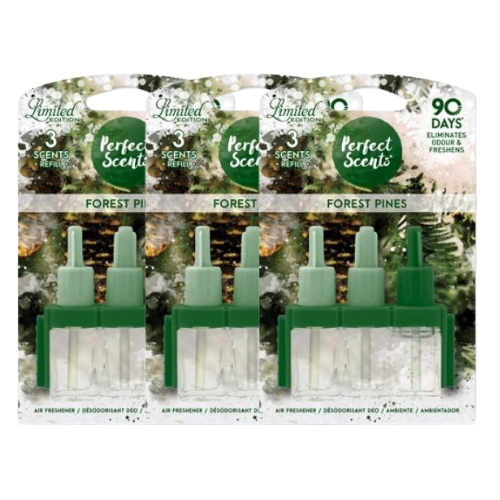 Perfect Scents Forest Pines Refill Air Freshener 20ml Assorted Packs Air Fresheners & Re-fills Perfect Scents Pack of 3