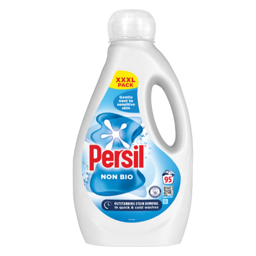Persil Non Bio Liquid Laundry Detergent 95 Washes Assorted Packs Laundry - Detergent Persil Pack of 1