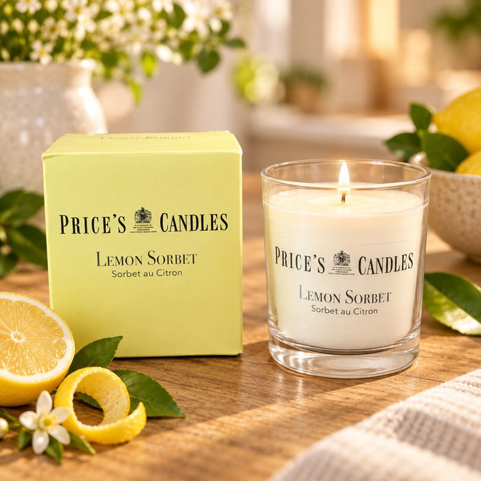 Price's Candles Lemon Sorbet Box 170g Candles Price's Candles