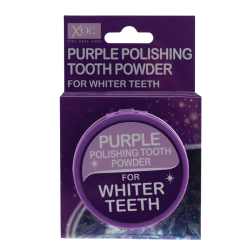 Purple Polishing Tooth Powder for White Teeth 30g Dental Care XOC