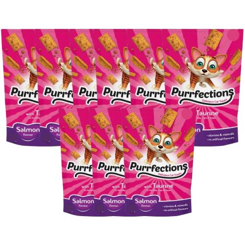 Purrfections Salmon Cat Treats 30 Pack 60g Assorted Packs Cat Treats Purrfections