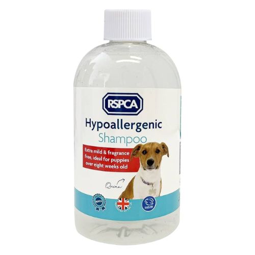 RSPCA Hypoallergenic Dog Shampoo 500ml Pet Shampoo & Conditioner RSPCA   