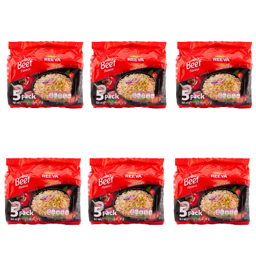 Reeva Instant Noodles BBQ Beef Flavour 300g Assorted Packs