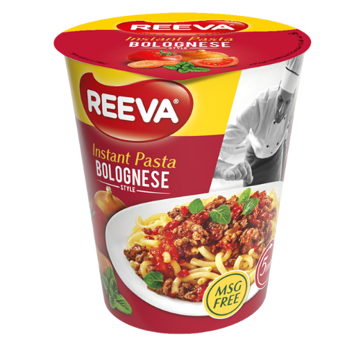 Reeva Instant Pasta Bolognese Style 70g Assorted Packs Pasta, Rice & Noodles Reeva Pack of 1
