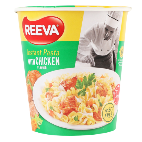Reeva Instant Pasta Chicken Flavour 70g Assorted Packs Pasta, Rice & Noodles Reeva Pack of 1
